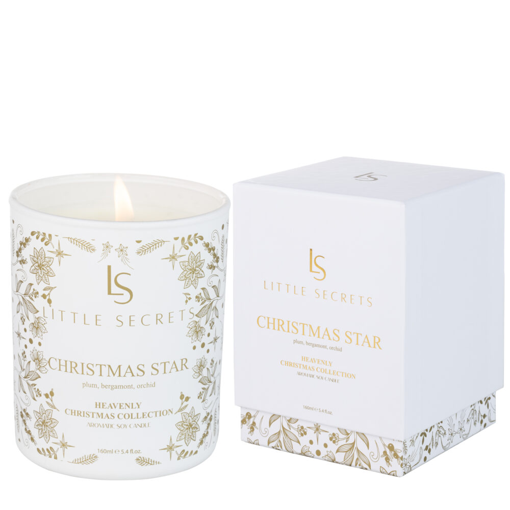 Little-Secrets-Christmas-Star-Aromatic-Soy-Candle-Heavenly-Collection-160ml LITTLE SECRETS CHRISTMAS STAR HEAVENLY COLLECTION AROMATIC SOY CANDLE (160ml)