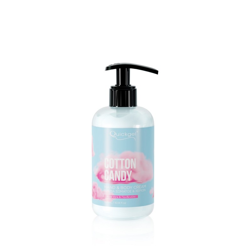 QUICKGEL COTTON CANDY HAND&BODY CREAM 300ML